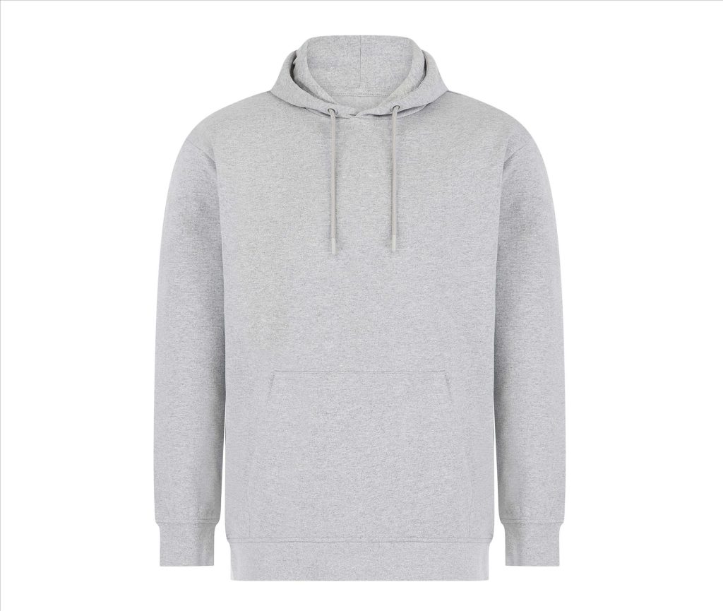 Unisex SUSTAINABLE FASHION Hoodie, HEATHER GREY, 3XL, SKINNIFIT MEN