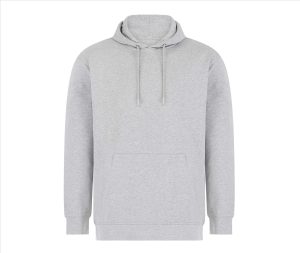 Unisex SUSTAINABLE FASHION Hoodie, HEATHER GREY, 3XL, SKINNIFIT MEN