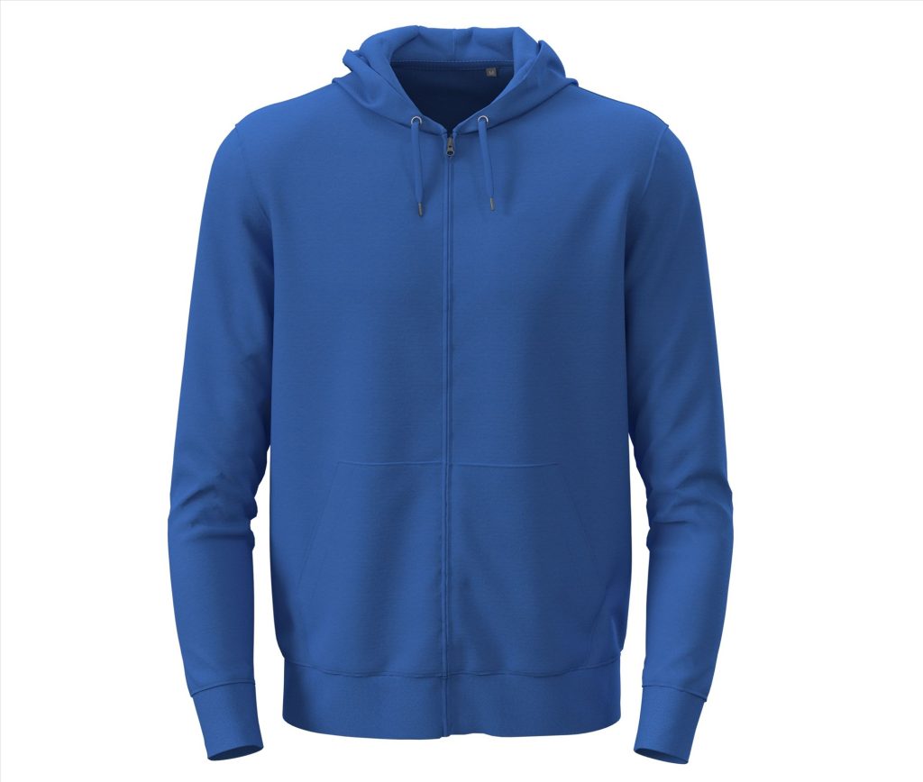 CLASSIC Zip HOODIE, BRIGHT ROYAL, 3XL, STEDMAN