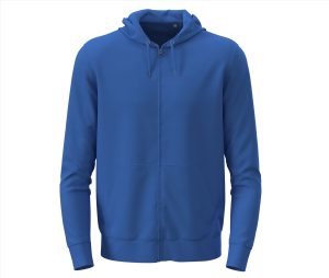 CLASSIC Zip HOODIE, BRIGHT ROYAL, 3XL, STEDMAN