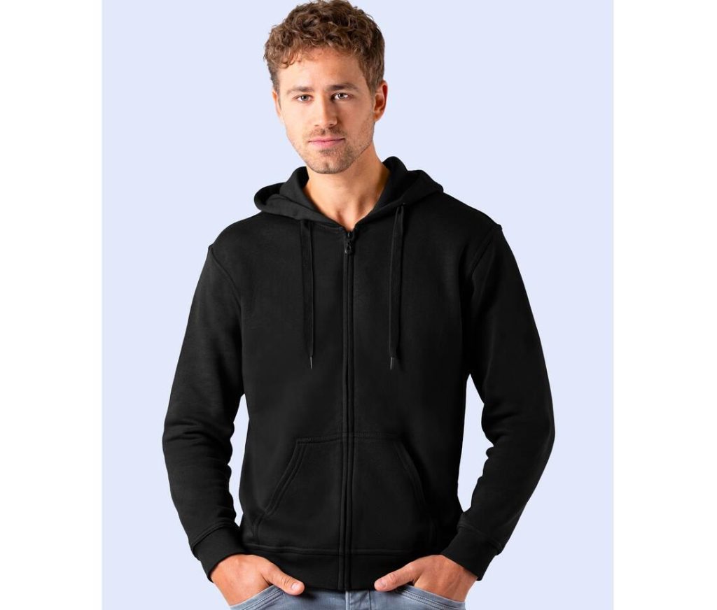 Zip THROUGH Hoodie
