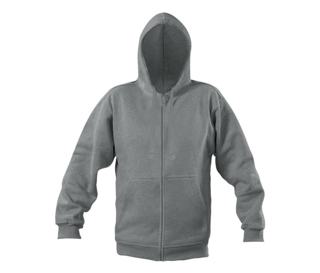 Zip THROUGH Hoodie, SPORT GREY, S, STARWORLD