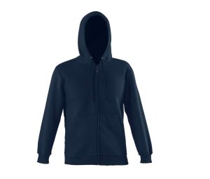 Zip THROUGH Hoodie, NAVY, L, STARWORLD