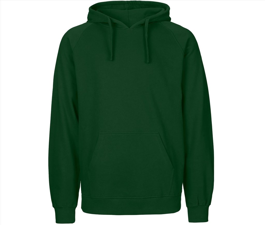 Unisex Katoen HOODIE, BOTTLE GREEN, 3XL, TIGER