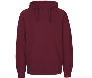 Unisex Katoen HOODIE, BORDEAUX, 3XL, TIGER