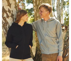 Unisex Katoen HOODIE Met Zip