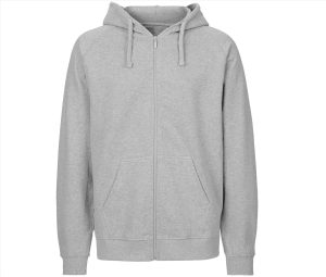 Unisex Katoen HOODIE Met Zip, SPORT GREY, 3XL, TIGER