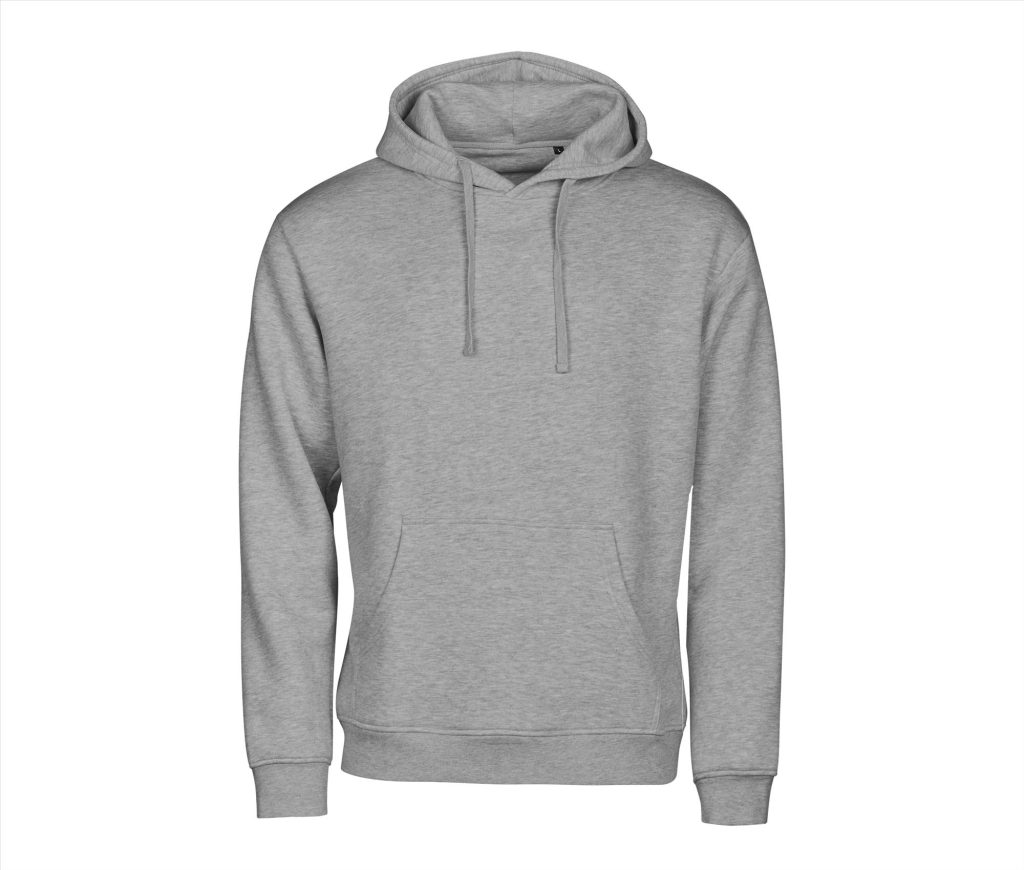 UNLABELED Hoodie Sweatshirt, HEATHER GREY, 3XL, Tee Jays