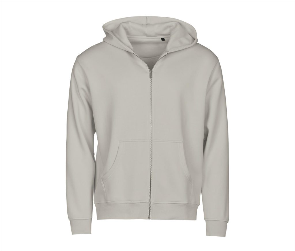 URBAN Hoodie Full Zip Sweatshirt, CEMENT, 3XL, Tee Jays