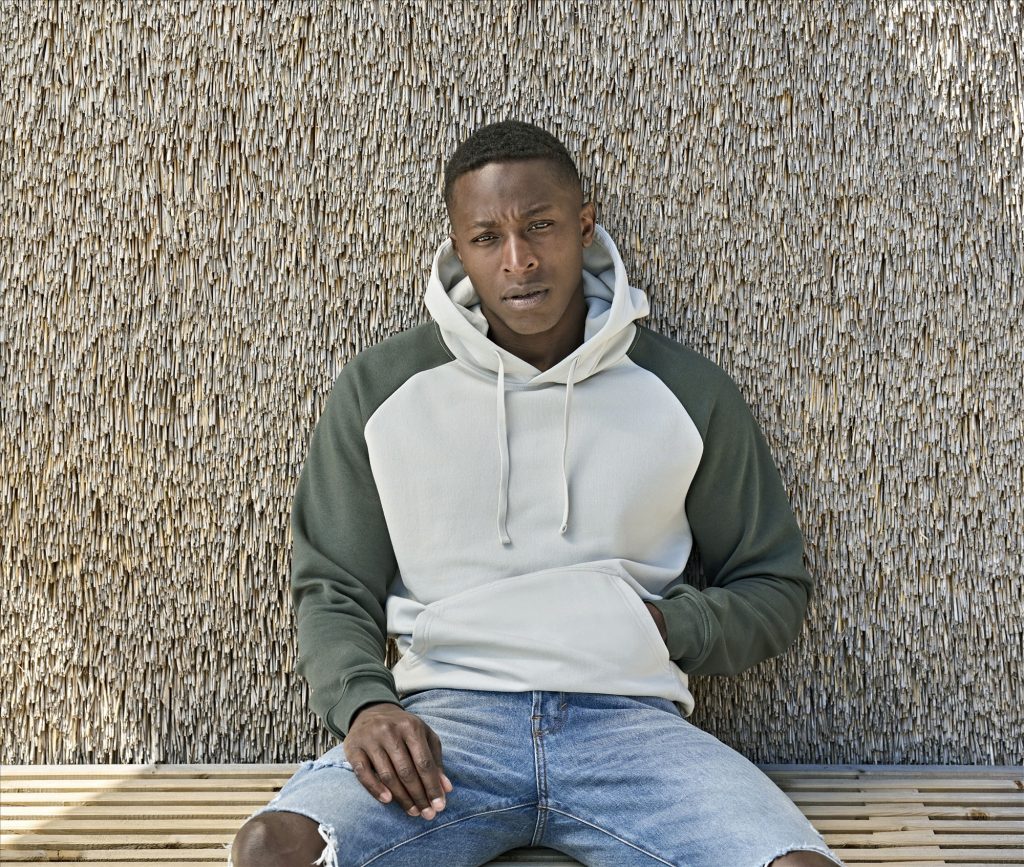 UNLABELED TWO-TONE Hoodie Sweatshirt