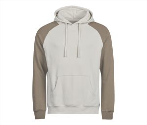 UNLABELED TWO-TONE Hoodie Sweatshirt, CEMENT / CLAY, 3XL, Tee Jays