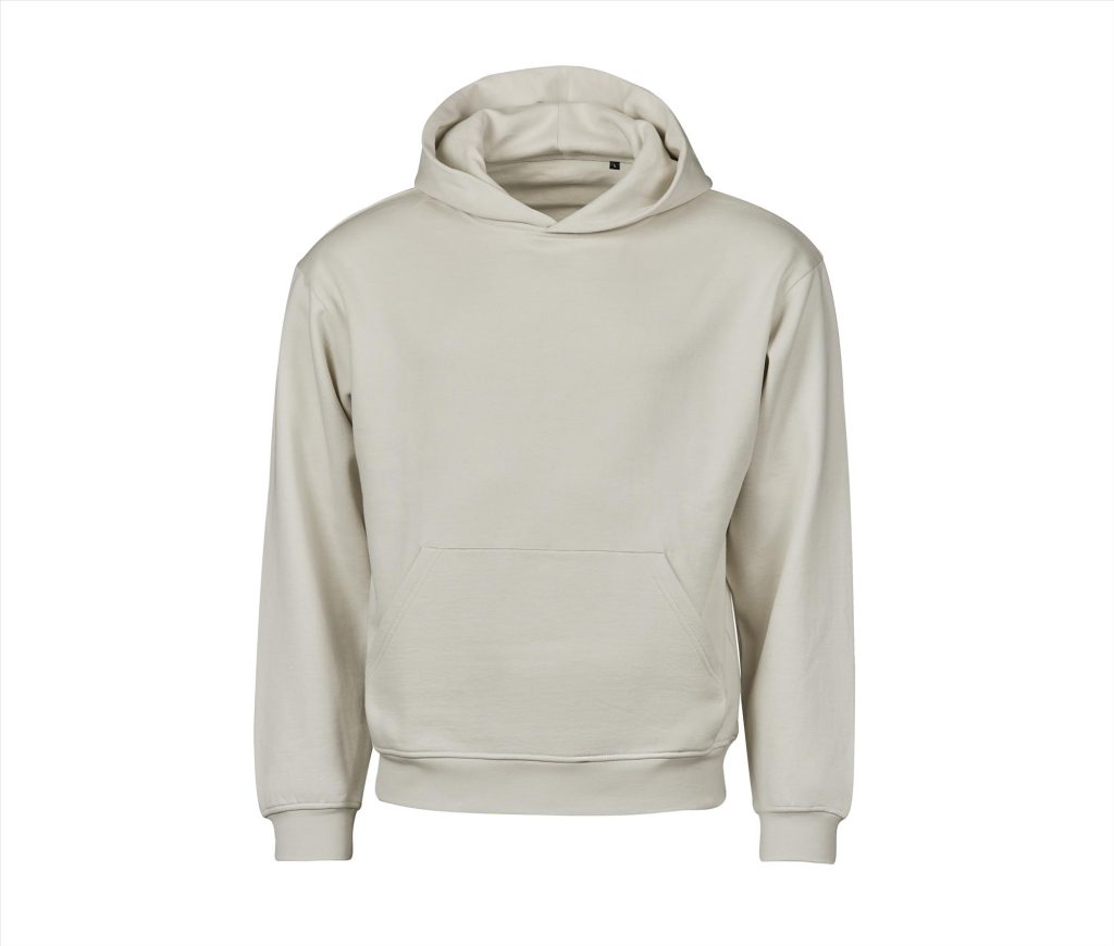 URBAN Heavy Loose Fit Hoodie Sweatshirt, CEMENT, 3XL, Tee Jays