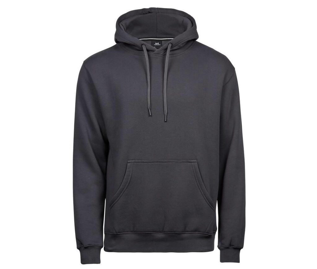 Tee Jays Hoodie Sweatshirt, Dark Grey, S
