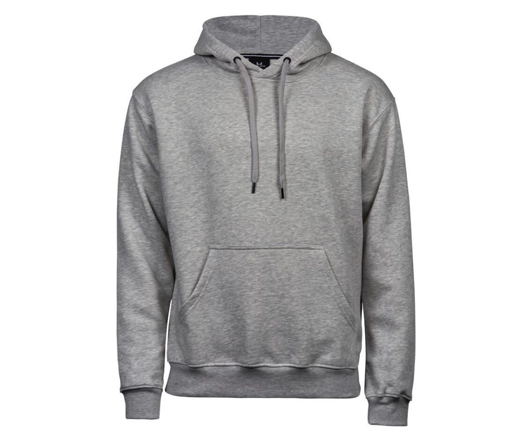 Tee Jays Hoodie Sweatshirt, Heather Grey, S