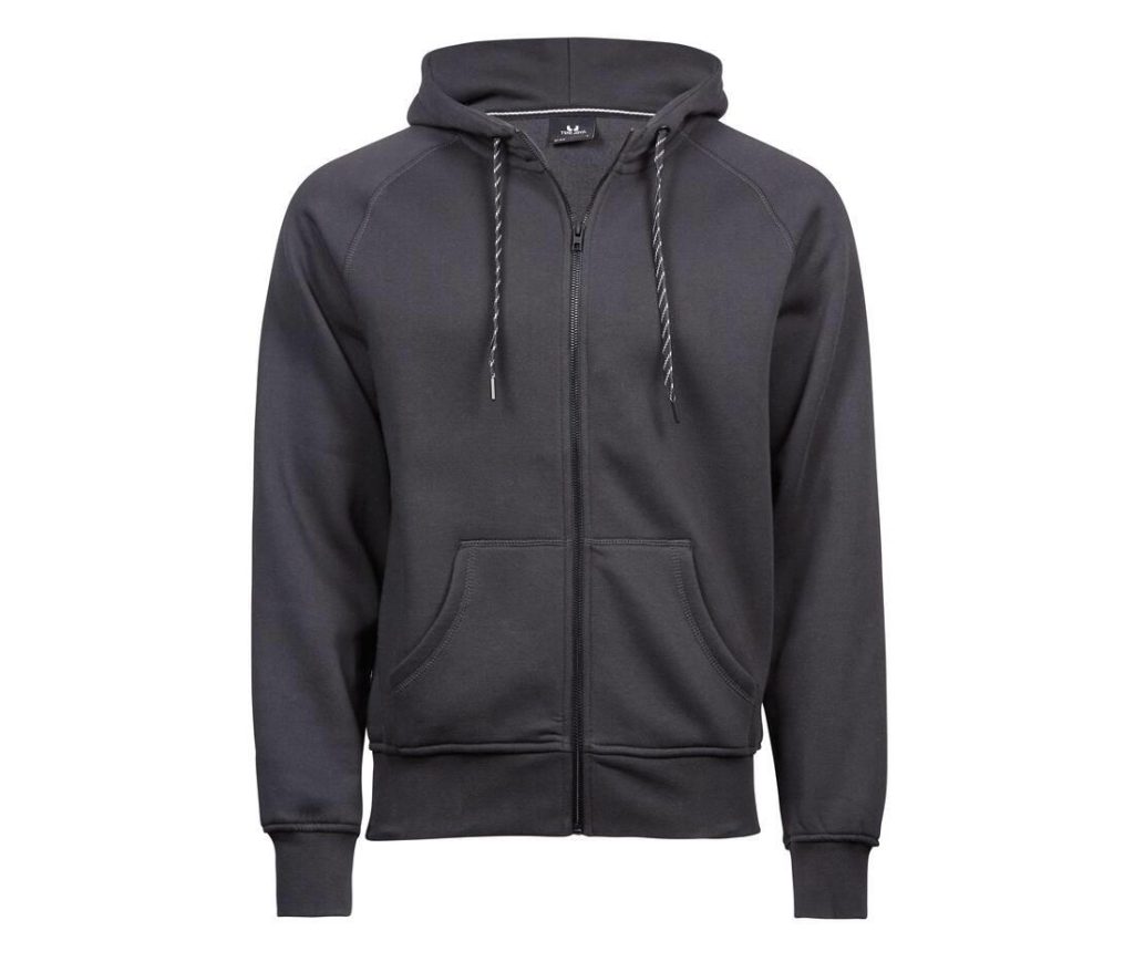 Tee Jays Fashion Full Zip Hood, Dark Grey, S
