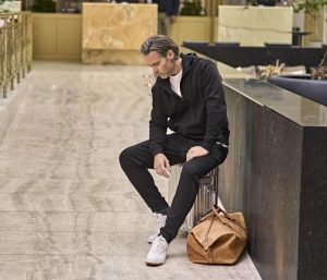 RIBBED INTERLOCK Hoodie Full Zip