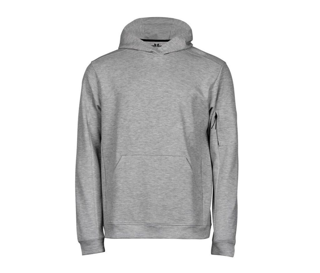 ATHLETIC Hoodie Sweater, HEATHER GREY, 3XL, Tee Jays