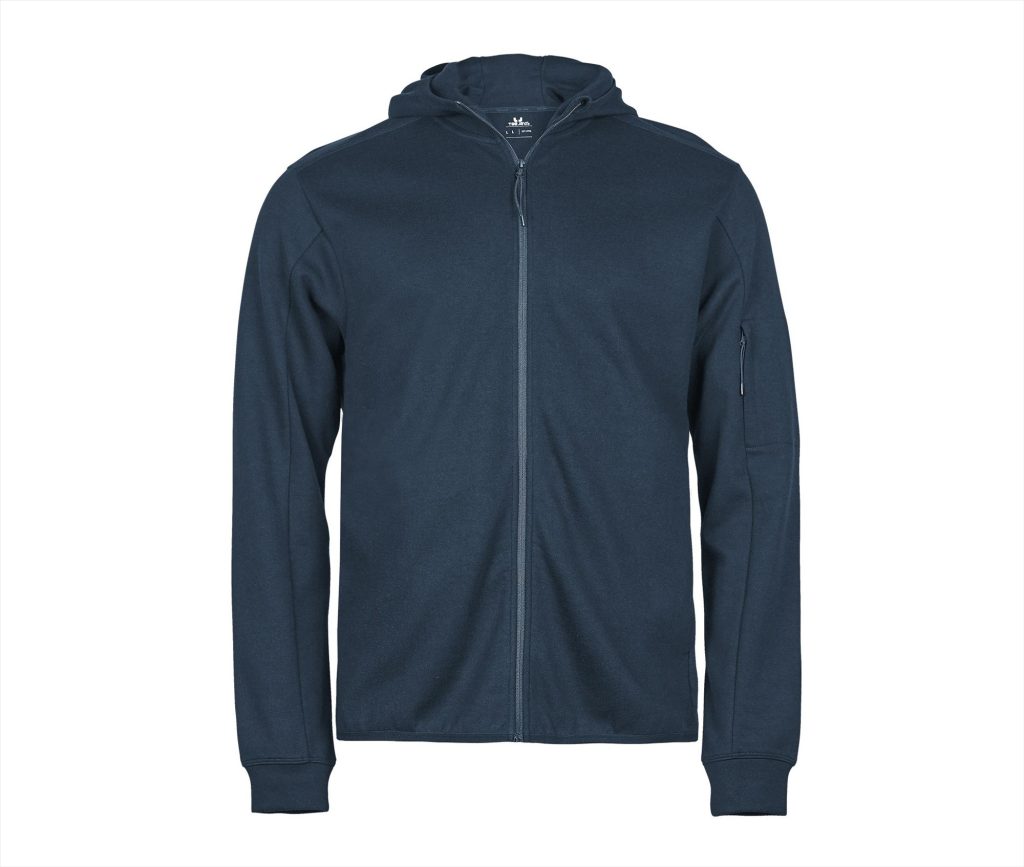 ATHLETIC Hoodie Full Zip Sweater, INK, 3XL, Tee Jays