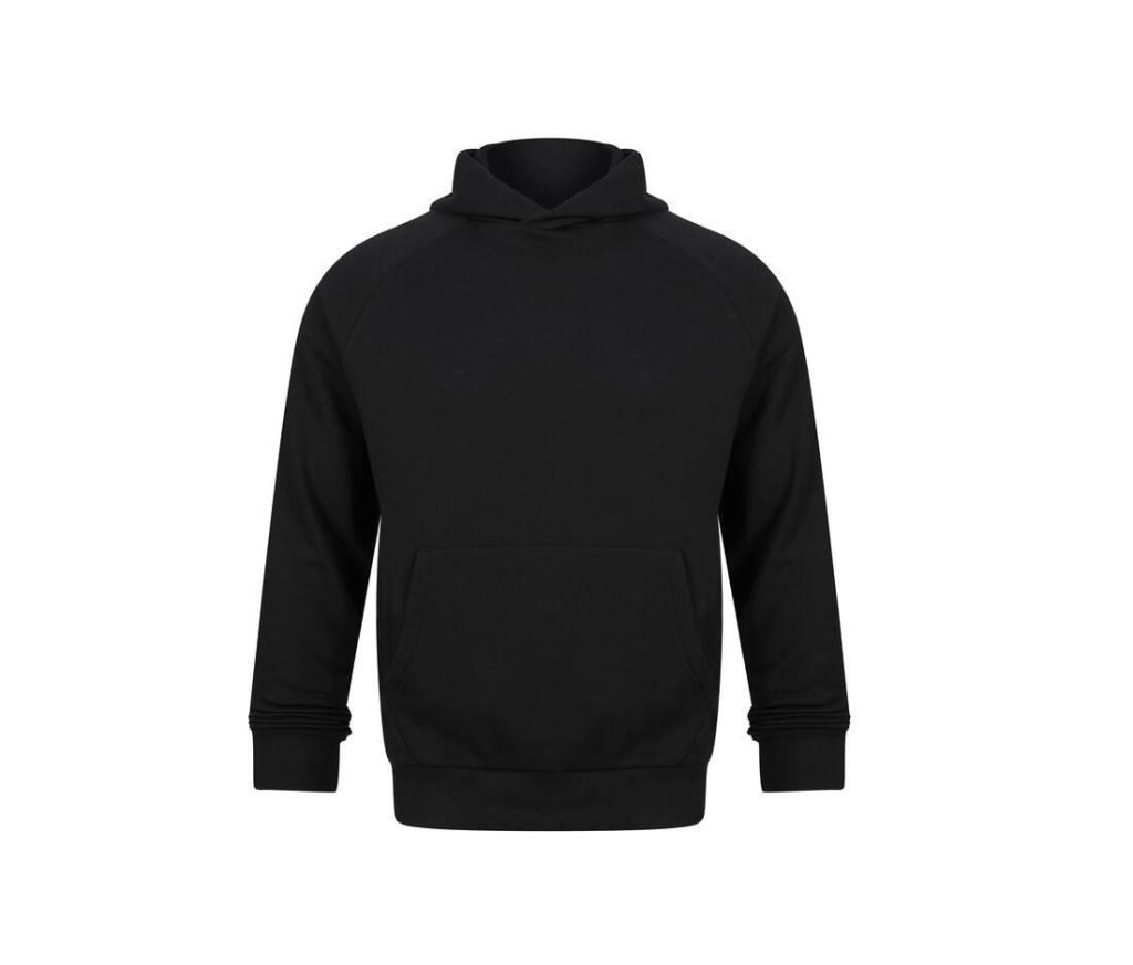 Unisex ATHLEISURE HOODIE, BLACK, L, TOMBO