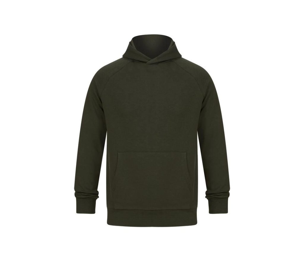 Unisex ATHLEISURE HOODIE, OLIVE GREEN, L, TOMBO